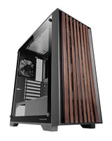 Caja Semitorre Atx Mc-Wood Negro Mars Gaming Bahías Int.:2x3'5, 3x2'5/2xusb2.0, 1xusb3.0/ Audio In-Out