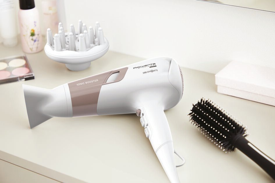Rowenta Cv5830 Studio Dry 2300w Blanco Secador De Pelo Con Difusor Generador Iónico