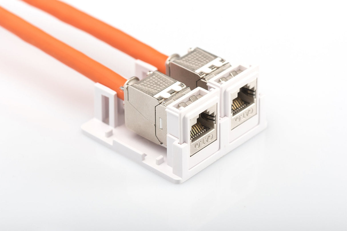 Carcasa Digitus Para 2 Módulos Keystone Carcasa Consolidation-Point Wh