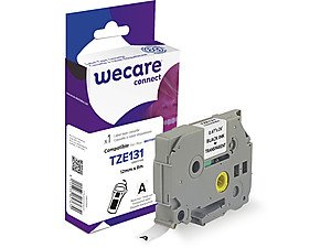 EAN 3112539827670 - Armor K80017W4 cinta para impresora de etiquetas Negro sobre transparente TZe imagen 1