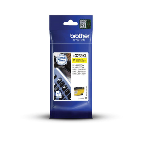 EAN 4977766787956 - Brother LC-3239XLY cartucho de tinta 1 pieza(s) Original Alto rendimiento (XL) Amarillo imagen 1