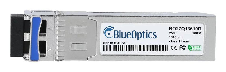 Blueoptics Sfp28 25gbase-Lr Sm 1310nm 10km Lc-D Extreme Networks 25g-Lr-Sfp10km