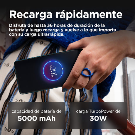 EAN 0840023273674 - Motorola moto g75 5G 17,2 cm (6.78") Ranura híbrida Dual SIM Android 14 USB Tipo C 8 GB 256 GB 5000 mAh A imagen 9
