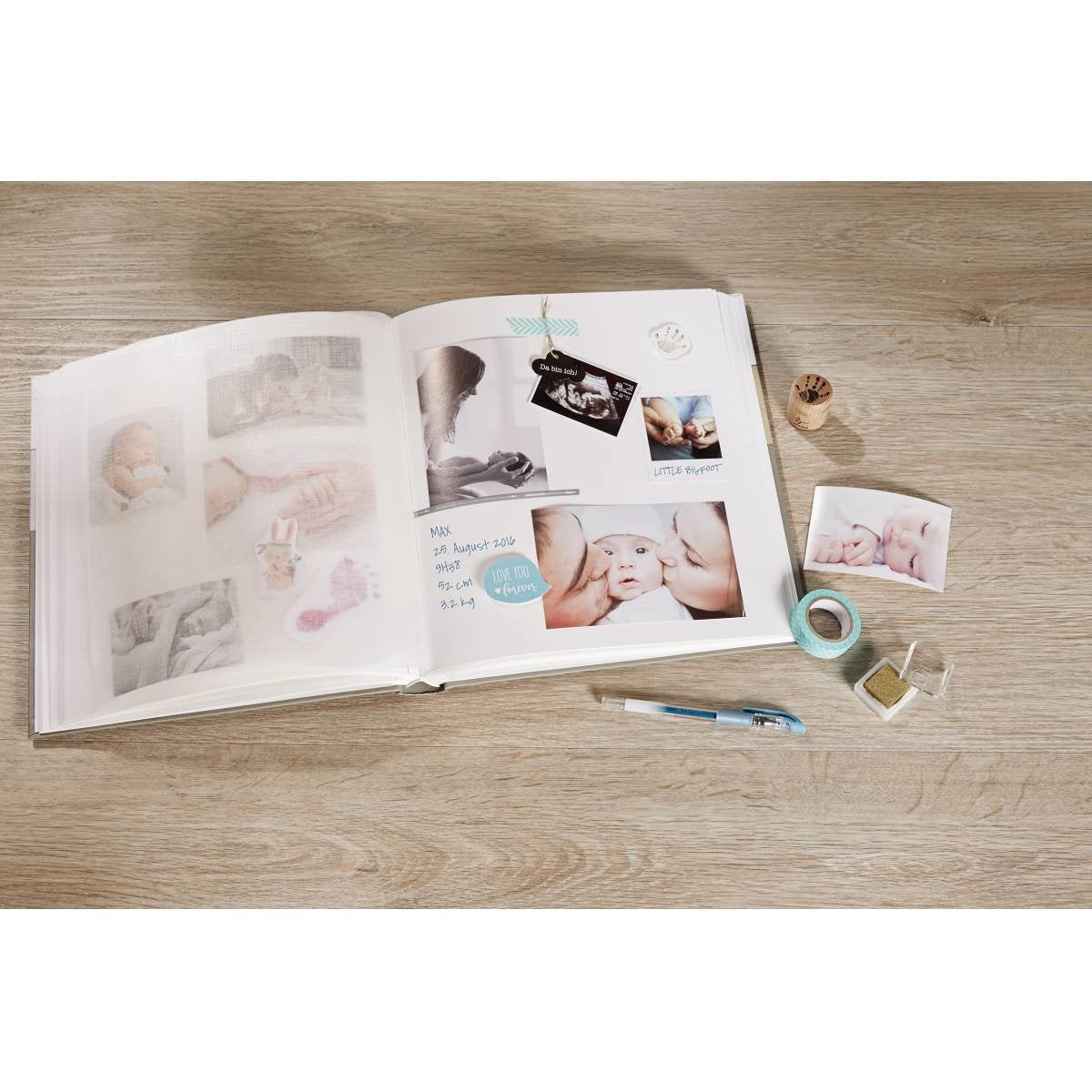 EAN 4004122227693 - Walther Design UK-133-R álbum de foto y protector Rosa 50 hojas imagen 2