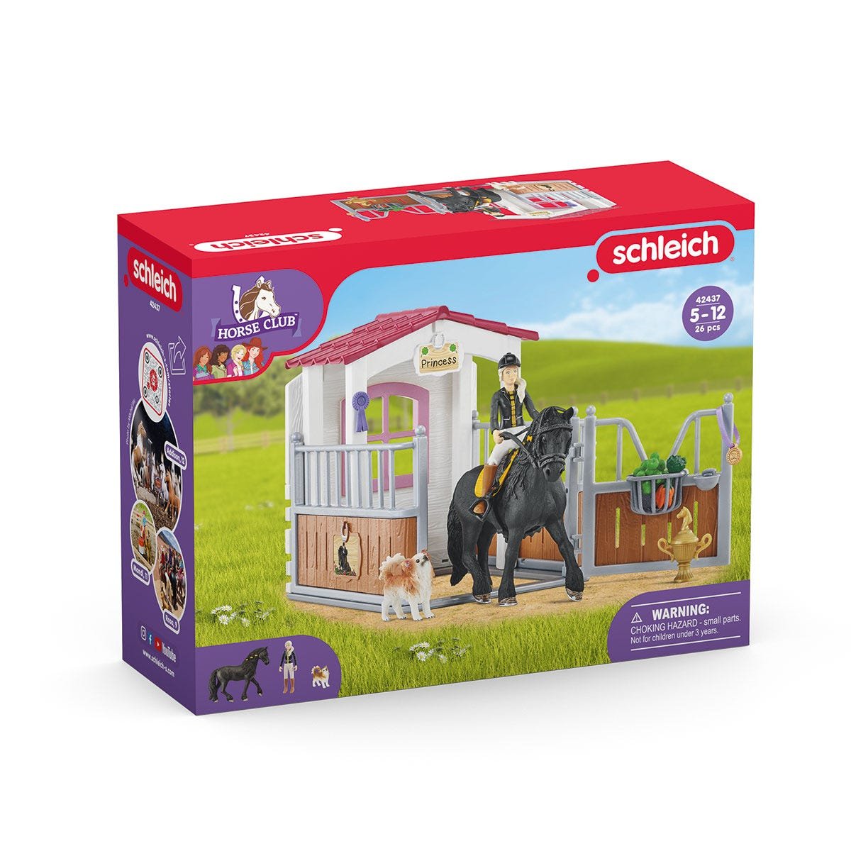 Schleich Caja De Caballo Horse Club Con Tori & Princess, Figura De Juguete
