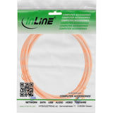 Inline® Cable De Red Slim, Cat.6a, S/Ftp, Tpe (Lszh) Flexible, Poe, Orange, 15m