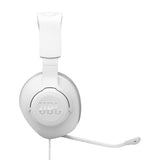 Jbl Quantum 100m2 Headphone Wired Gaming Headset With Microphone, White Eu