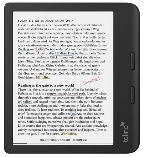 EAN 4016621130183 - Tolino 4016621130183 lectore de e-book Pantalla táctil Wifi Negro imagen 2