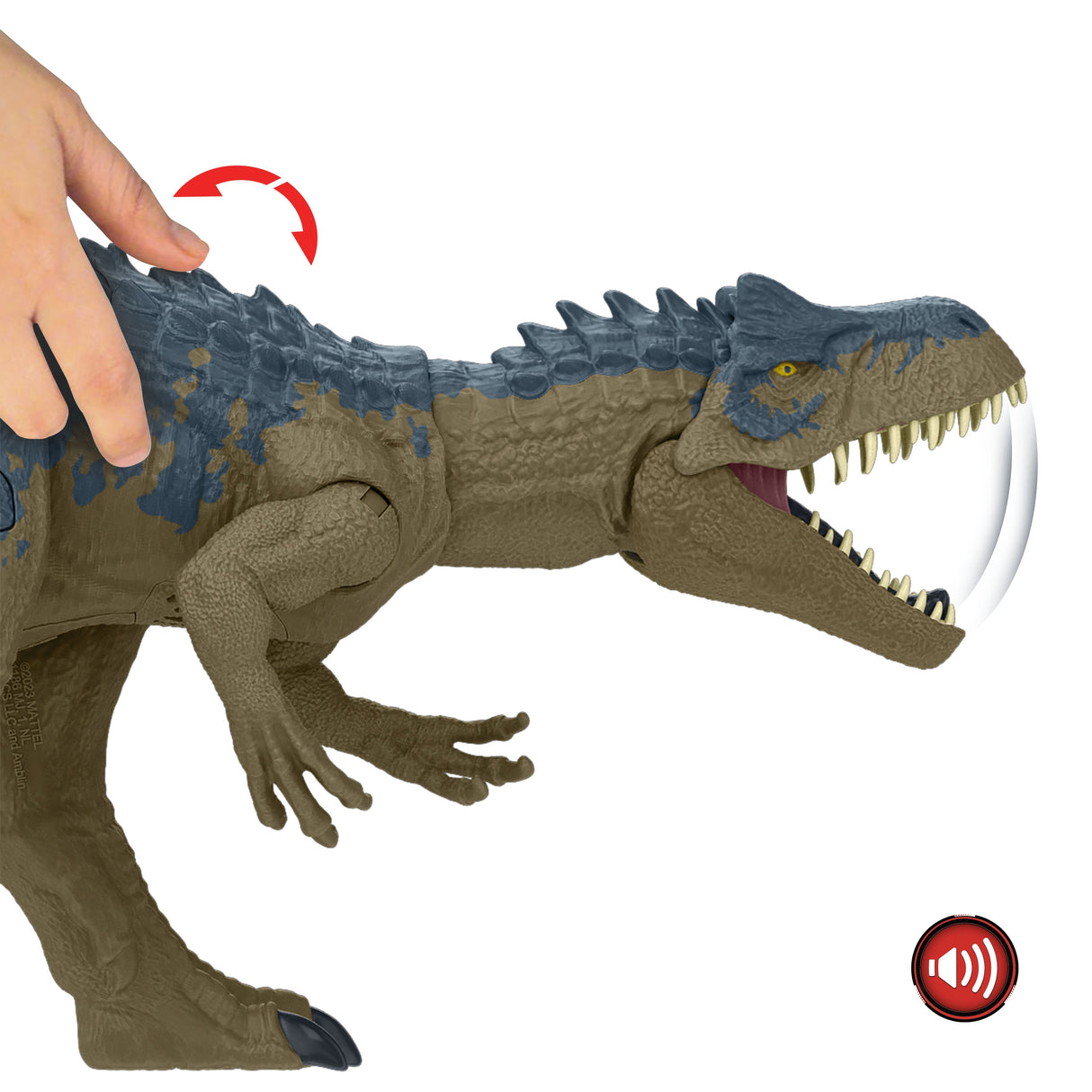 Mattel Jurassic World Rampage Allosaurus, Personaje Con Movimientos De Ataque Y Ruidos Hrx51