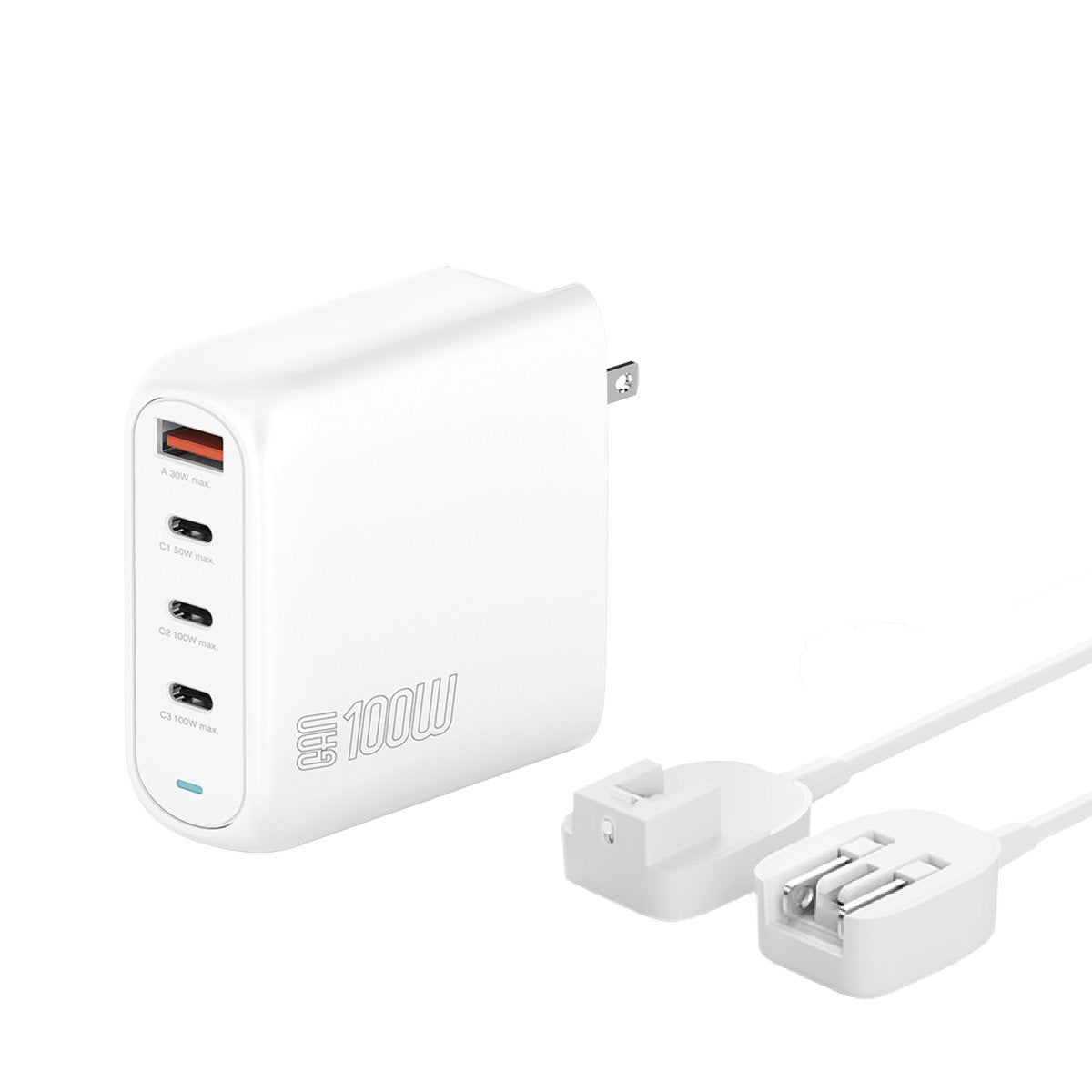 4smarts Ladegert Gan Flex Pro 100w 3 Usb-C+1 Usb-A. Travel