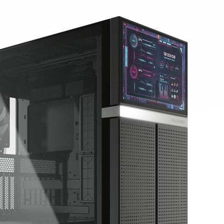 EAN 5298003821004 - Valkyrie VK02 LCD Black Midi Tower Negro imagen 4