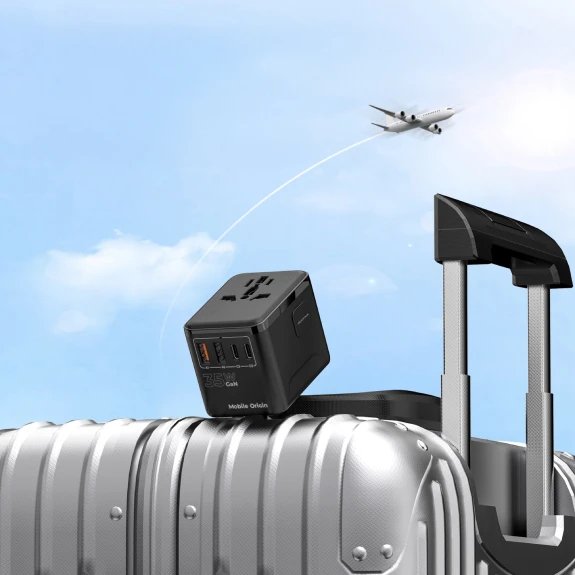 Mobile Origin 35w Travel Adapter Gan Pw4 Eu/Uk/Us/Aus 3c+2a