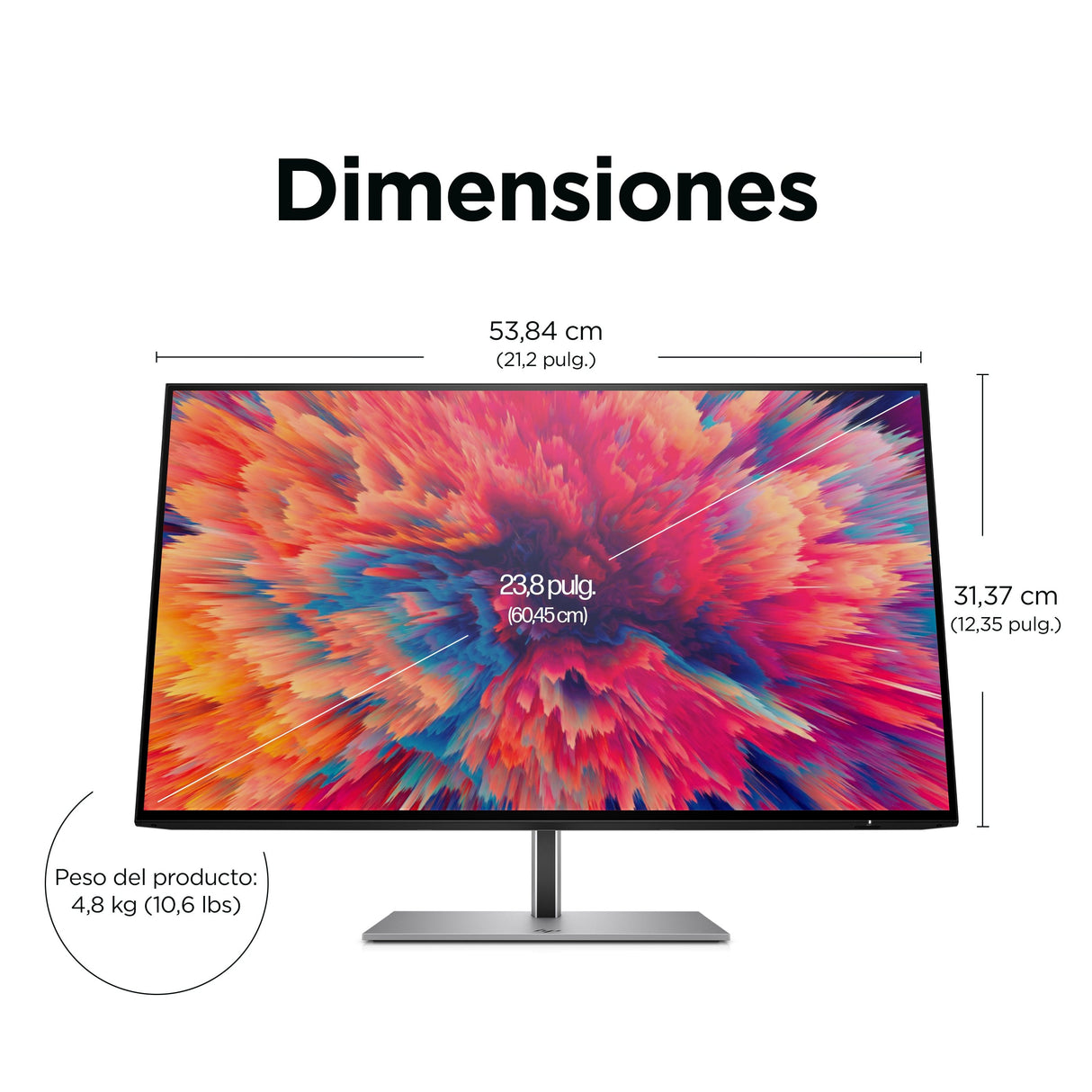 EAN 0196188122938 - HP Z24q G3 QHD Display pantalla para PC 60,5 cm (23.8") 2560 x 1440 Pixeles Quad HD LCD Plata imagen 14