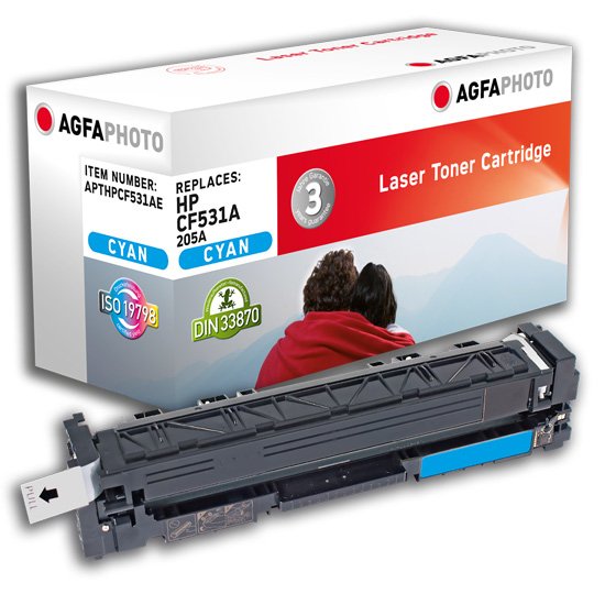 EAN 4250164855237 - AgfaPhoto APTHPCF531AE cartucho de tóner 1 pieza(s) Compatible Cian imagen 1