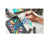 Sharpie Kreativmarker Rundspitze Acryl 5er Lila Azul Hellgrü
