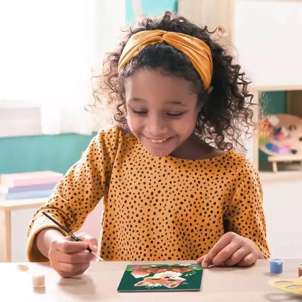 Pintura De Ravensburger Para Números - Flowery Fox 23765