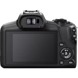 Camara Canon Eos R100 + Rf-S 18-45mm F4.5-6.3 Is Stm + Rf-S 55-200mm F5-7.1 Is Stm Kit Milc 24,1 Mp Cmos 6000 X 4000 Pixeles Negro