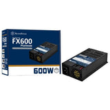 Fuente De Alimentación Para  Silverstone Sst-Fx600-Pt Negra, 2x Pcie, 600 Vatios Sst-Fx600-Pt