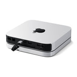 Satechi St-Gmmshs Base Para Portátil Y Replicador De Puertos Alámbrico Usb 3.2 Gen 2 (3.1 Gen 2) Type-C Blanco