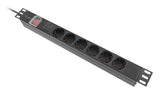 EAN 5901969441772 - Lanberg PDU-06F-0200-BK unidad de distribución de energía (PDU) 6 salidas AC 1U Negro imagen 6
