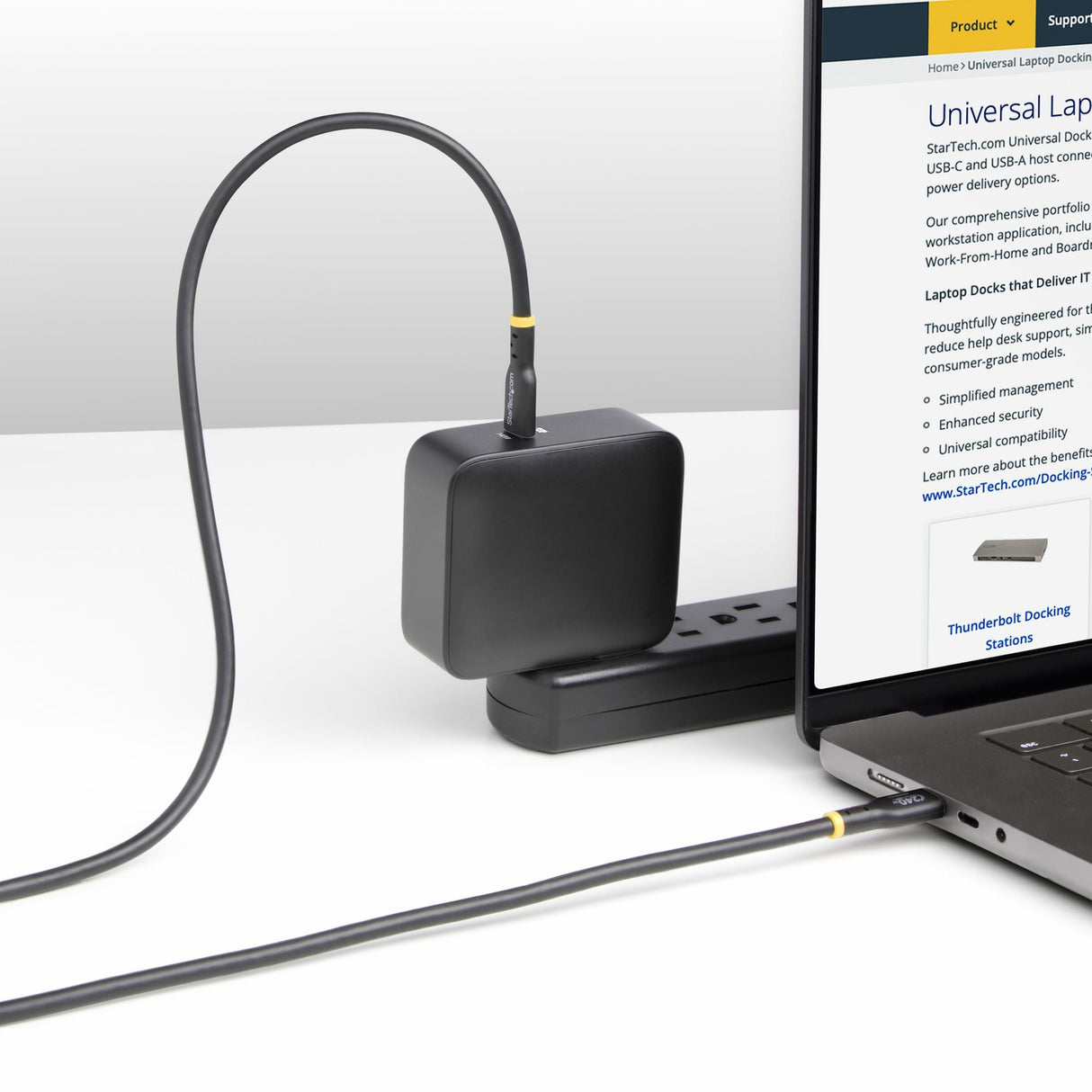 EAN 0065030909198 - StarTech.com USB2EPR4M cable USB USB 2.0 USB C Negro imagen 6