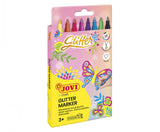 Jovi Rotuladores Glitter 140mm Estuche De 8 C/Surtidos Brillantes