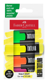 EAN 4005401542049 - Faber-Castell 154204 marcador 4 pieza(s) Verde, Naranja, Rosa, Amarillo imagen 1