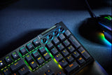 Teclado Con Cable Gamer Mecánico (Razer Green) Razer Blackwidow V4 Rgb (Negro)