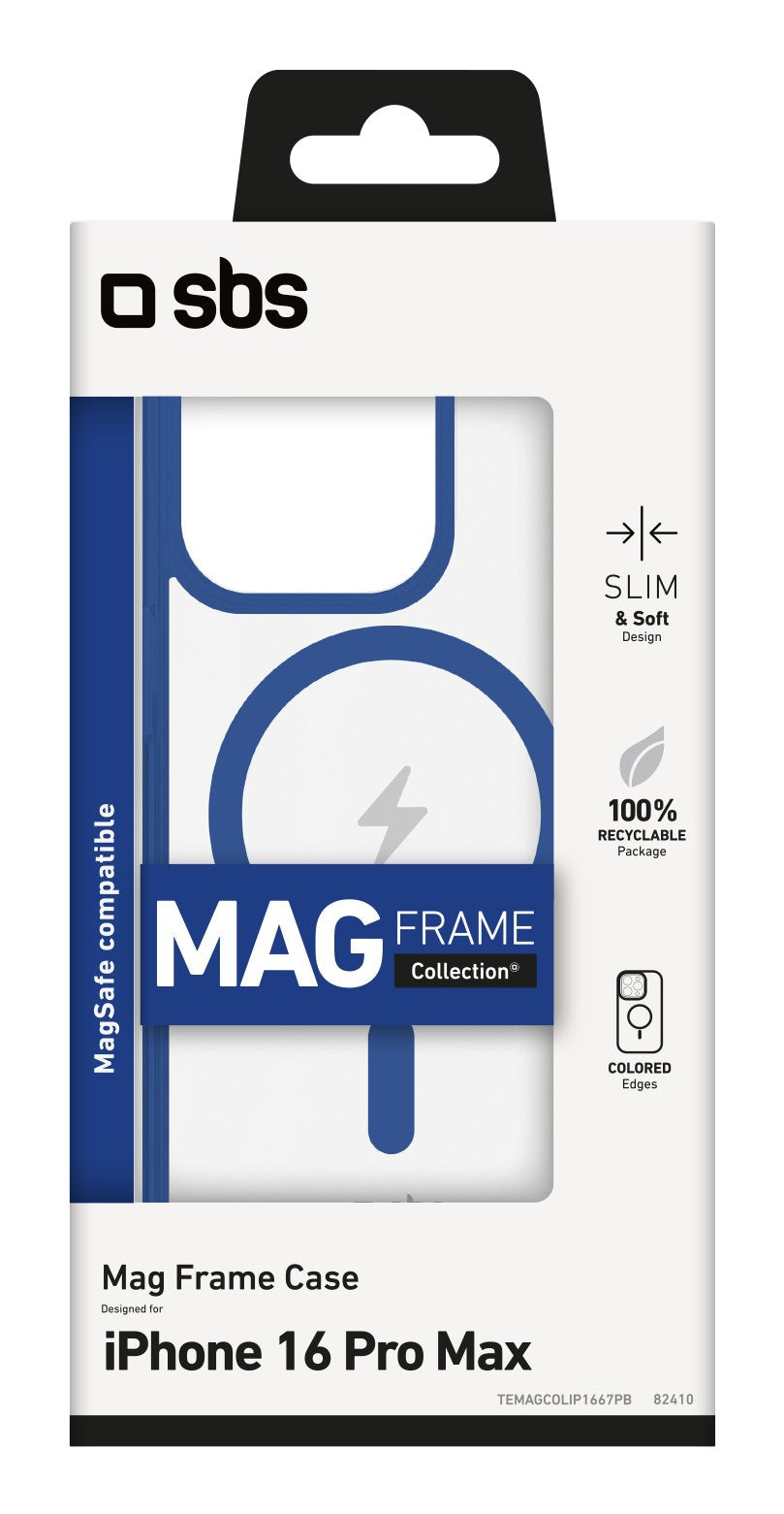 Sbs Magframe Case Iphone 16 Pro Max Blau