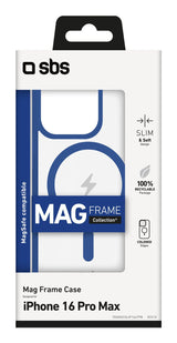 Sbs Magframe Case Iphone 16 Pro Max Blau