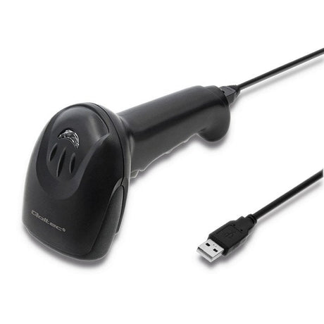EAN 5901878508665 - Qoltec 50866 lector de código de barras Lector de códigos de barras portátil 1D Laser Negro imagen 3