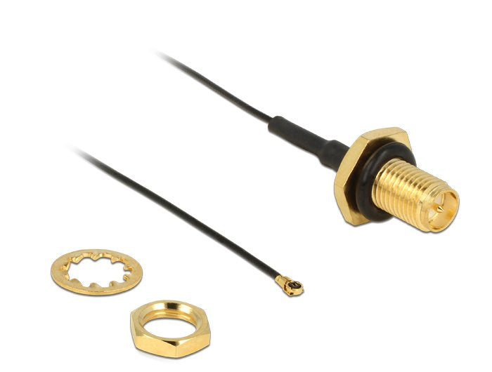 Delock 0.2m, Rp-Sma/Mhf Iv Cable Coaxial 0,2 M Mhf Iv / Hsc Mxhp32