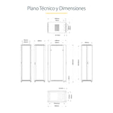 EAN 0065030871976 - StarTech.com RK4236BKB armario rack Rack o bastidor independiente Negro imagen 12