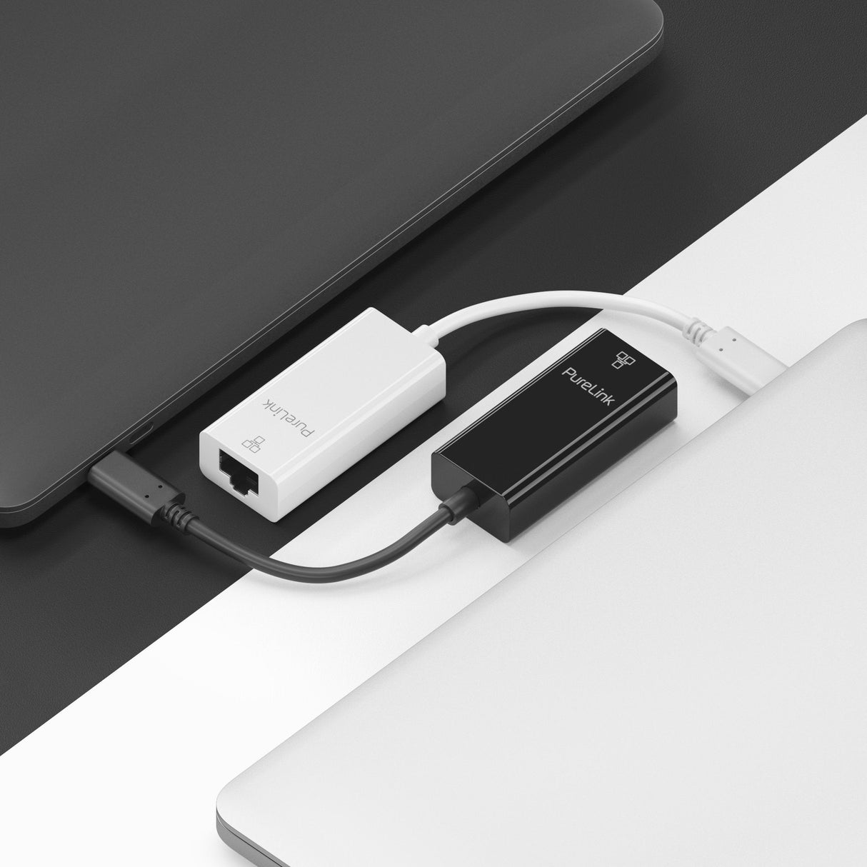 Adaptador Purelink Usb-C A Ethernet - Gigabit 1000mbps - Iseries - Negro - 0,