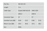 EAN 4016032247999 - Digitus DK-2511-01 Cable de fibra óptica e InfiniBand 1 m I-VH Naranja imagen 2
