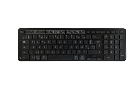 EAN 0743870051733 - Contour Design Balance teclado Oficina RF inalámbrica + USB AZERTY Francés Negro imagen 1
