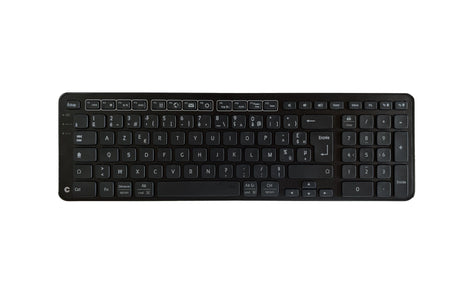 EAN 0743870051733 - Contour Design Balance teclado Oficina RF inalámbrica + USB AZERTY Francés Negro imagen 1