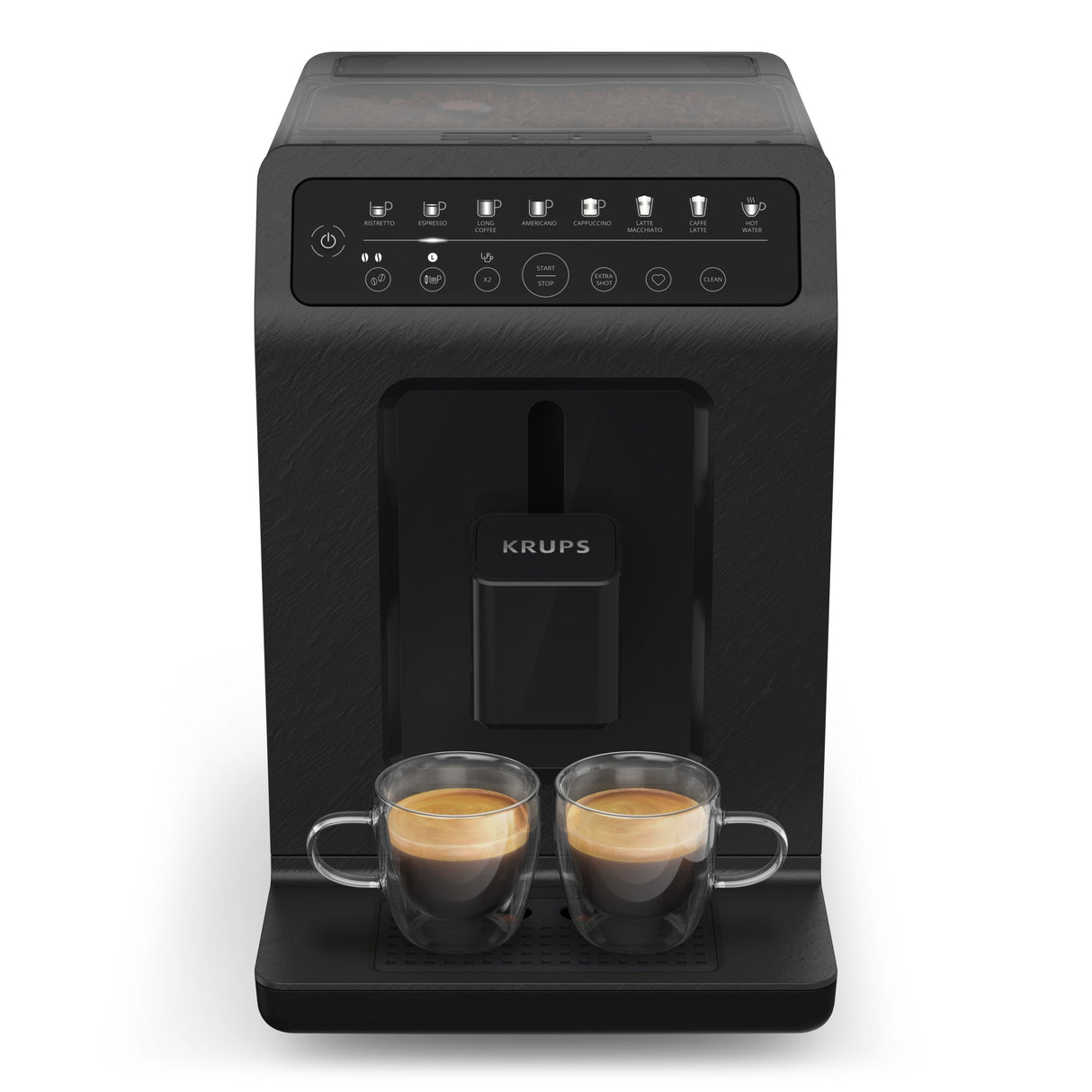 Cafetera Expreso Krups Evidence Eco-Design 1450w 15 Bares Negra