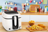Freidora Tefal Super Uno Fr3140,  Blanco/Negro, Con Temporizador Fr3140
