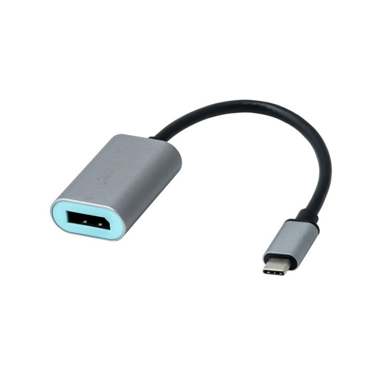 EAN 8595611702617 - i-tec Metal C31METALDP60HZ adaptador de cable de vídeo 0,15 m USB Tipo C Gris, Turquesa imagen 2