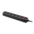 EAN 4052792012361 - LogiLink LPS202B base múltiple 1,4 m 6 salidas AC Negro imagen 1