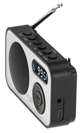 Adler Ad 1906 Digital Radio, Pll Am Fm, White Black