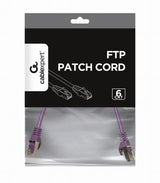 EAN 8716309078023 - Gembird RJ45/RJ45 Cat6 0.25m cable de red Púrpura 0,25 m F/UTP (FTP) imagen 4
