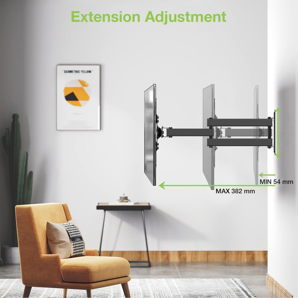 Techly Ica-Lcd 923b Soporte De Pared Para Pantalla Plana 76,2 Cm (30") Negro