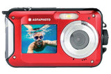 Cámara Digital Deportiva Agfaphoto Realishot Wp8000/ 24mp/ Roja