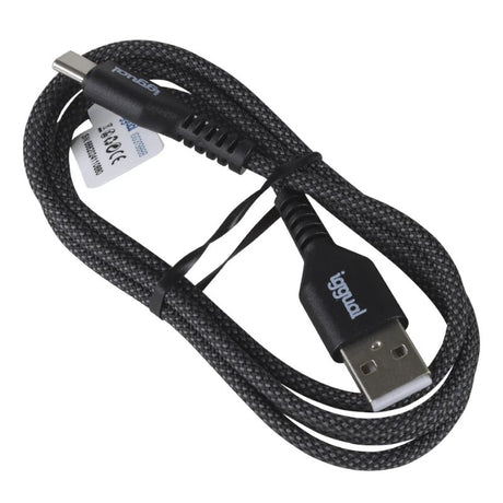EAN 8435364319888 - iggual IGG319888 cable USB 1 m USB A USB C Negro imagen 3