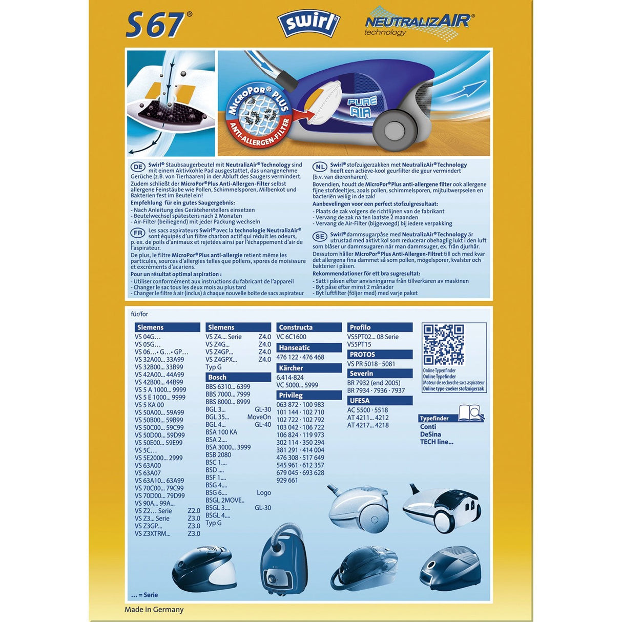 Accesorio / Bolsa De Aspiradora Melitta S67 Neutralizeair Verde 202614