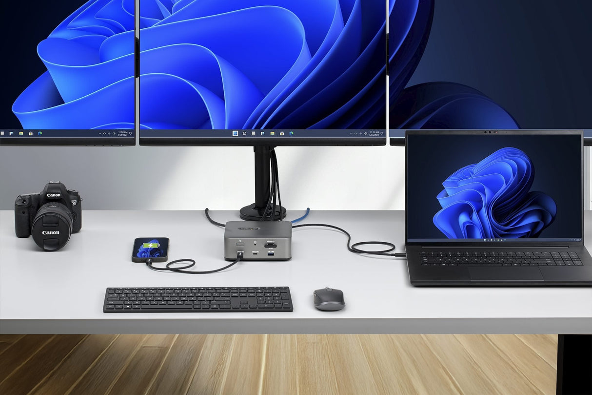 Startech.Com 215ue-Tb5usb4dock Base Para Portátil Y Replicador De Puertos Alámbrico Thunderbolt 5 Gris