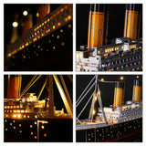 EAN 6944588205218 - CubicFun Titanic LED Puzle 3D 266 pieza(s) Buques imagen 4