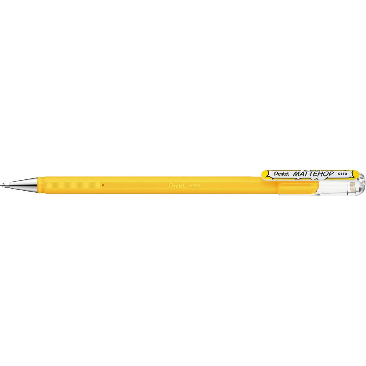 Pentel Mattehop Bolígrafo De Gel 0.5 Mm Color De Escritura Amarillo